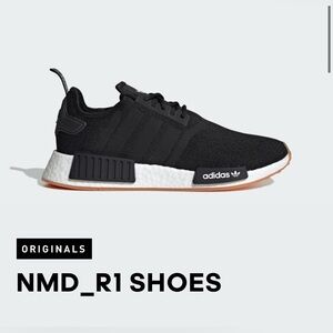 Adidas NMD_R1 Black/White Sneakers (Size 11)
